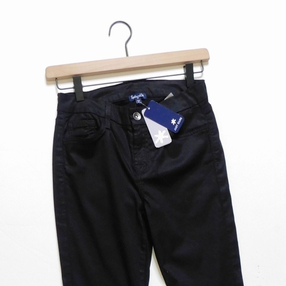 NWT!! SPLENDID Black Skinny Pants Stretch 5 Pocket Styling Minimalist Size 25 - Picture 5 of 16